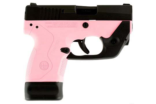 Beretta BU9 Nano Pink w/ LaserMax 9mm luger  Black Slide/ Pink Frame Semi Auto Pistols BRTTA-RSGJ3LEV 82442838779