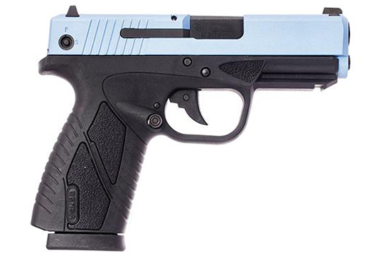 Bersa BPCC Polar Blue Duo Tone 9mm luger  Polar Blue Cerakote Frame w/ Matte Black Slide Semi Auto Pistols BERSA-CO6KYV76 091664960816