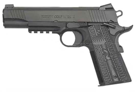 Colt 1911 Government Combat Unit Rail Gun .45 ACP   Semi Auto Pistols COLTS-2ZMSTJVI 098289111104