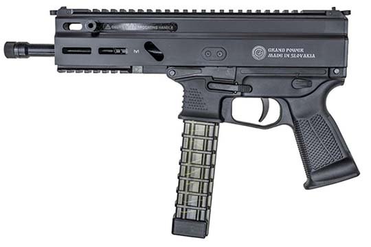 Grand Power Stribog SP9 A1 Carbine Pistol 9mm luger  Matte Black Semi Auto Pistols GRNDP-CA5OO1XC 8588005808378