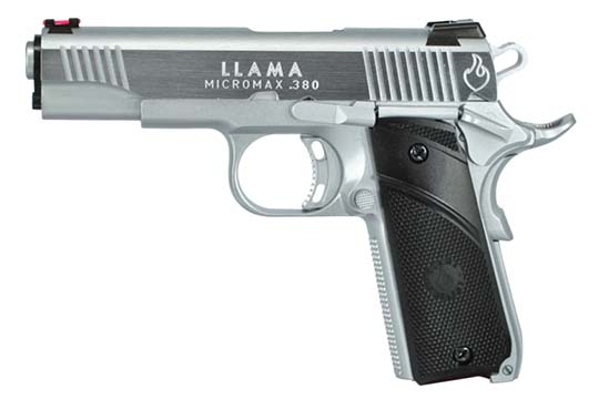 Llama Micromax Chrome .380 ACP   Semi Auto Pistols LLAMA-M6S7BO6M 728028461466