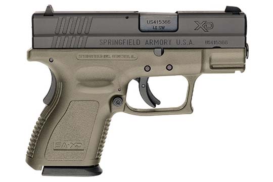 Springfield Armory XD-40 XD .40 S&W   Semi Auto Pistols SPRNG-CFTNH65X 706397866075