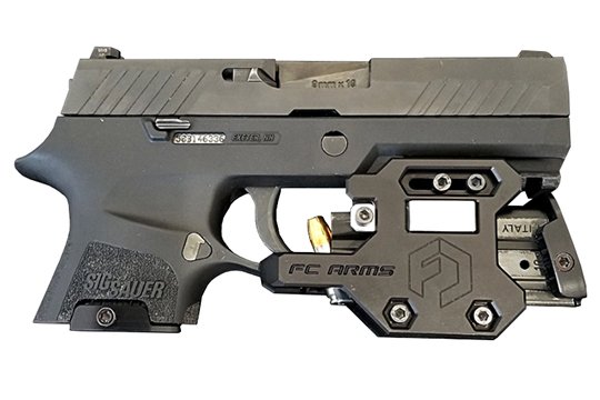 Full Conceal M1 Sig P320 Compact  9mm Luger Black Frame