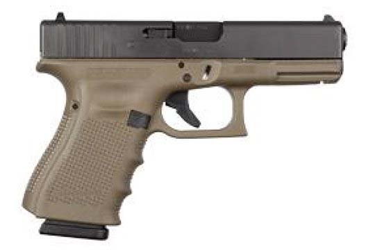 Glock G19 Gen 4 9mm Luger OD Green Cerakote Frame