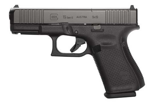 Glock G19 Gen 5 MOS 9mm Luger Black Frame