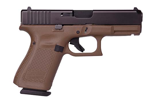 Glock G19 Gen 5 9mm Luger Flat Dark Earth Cerakote Frame