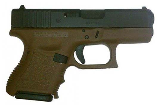 Glock G26 Gen 4 9mm Luger Flat Dark Earth Cerakote Frame