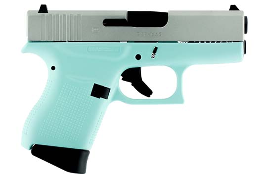 Glock G43 Gen 5 9mm Luger Robin Egg Blue Cerakote Frame