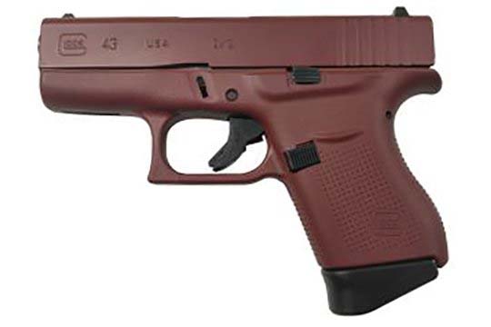 Glock G43 Gen 5 9mm Luger OD Blood Cerakote Frame