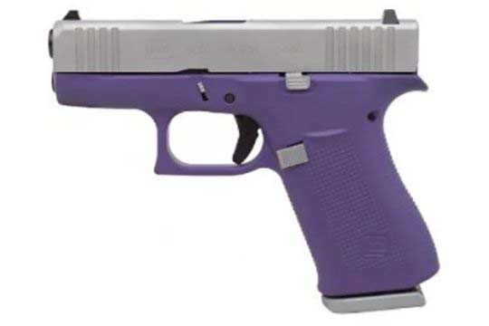 Glock G43X Gen 5 9mm Luger Purple Cerakote Frame