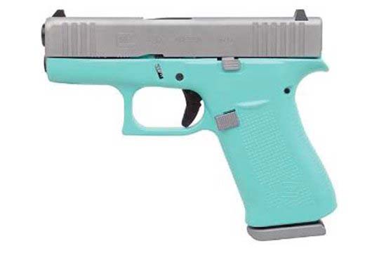 Glock G43X Gen 5 9mm Luger Robin Egg Blue Cerakote Frame