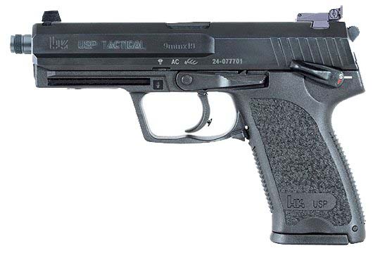Heckler & Koch USP Tactical 9mm Luger Black Frame