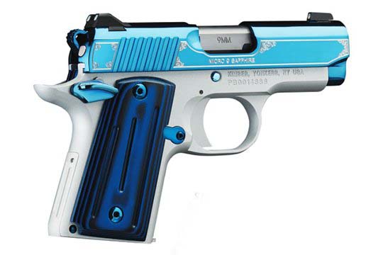 Kimber Micro 9 Sapphire  9mm Luger (9x19 Para)  Semi Auto Pistol UPC 669278331119