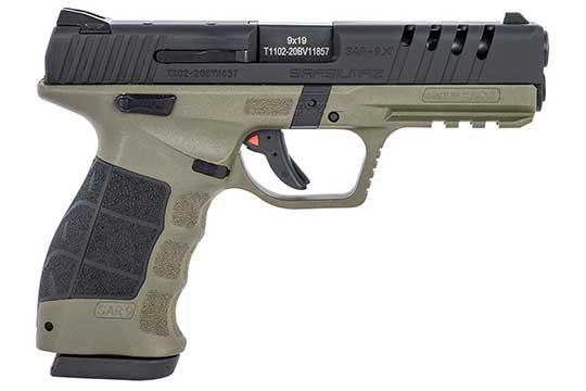 SAR Arms SAR9X SAR  9mm luger  Semi Auto Pistols SRUSA-VOH1GUPP 850020252909