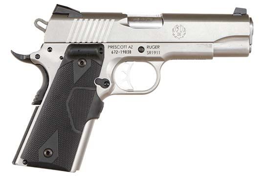 Ruger SR1911 Commander-Style .45 ACP Low-Glare Stainless Frame