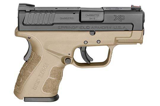 Springfield Armory XD Mod.2 Sub-Compact 9mm Luger Flat Dark Earth Frame