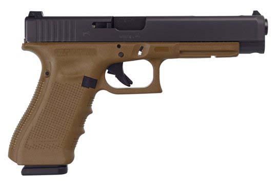 Glock G34 Gen 4 9mm Luger Flat Dark Earth Cerakote Frame