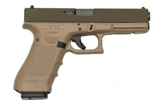 Glock G17 Gen 4 9mm Luger Patriot Brown Cerakote Frame