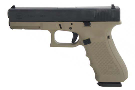 Glock G17 Gen 4 9mm Luger Coyote Tan Cerakote Frame