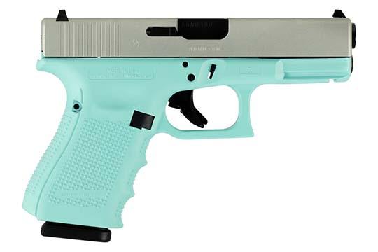 Glock G19 Gen 4 9mm Luger Robin Egg Blue Cerakote Frame