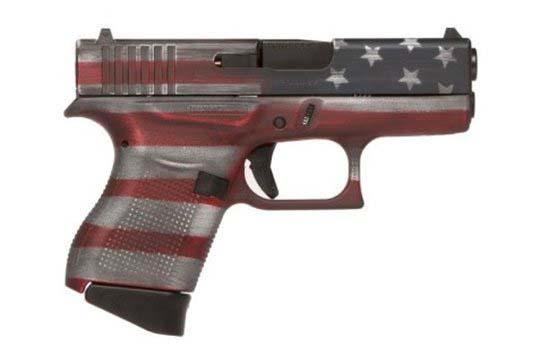Glock G43 Gen 5 9mm Luger Battleworn US Flag Cerakote Frame