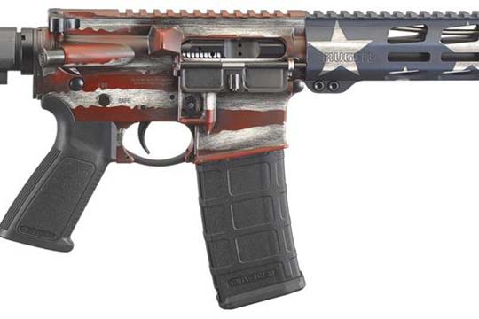 Ruger AR-556 Pistol 5.56mm NATO American Flag Cerakote Receiver
