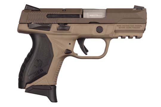 Ruger American Pistol Compact 9mm Luger Flat Dark Earth Frame