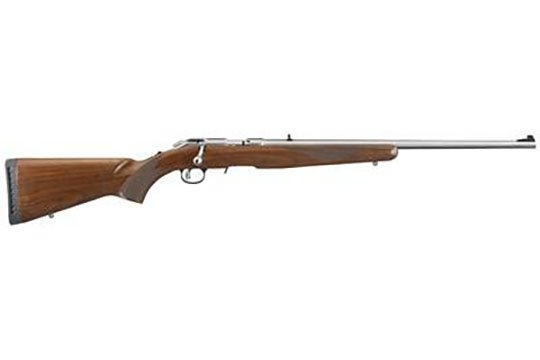 Ruger American Rimfire Wood Stock .22 LR Stainless  UPC 736676083596