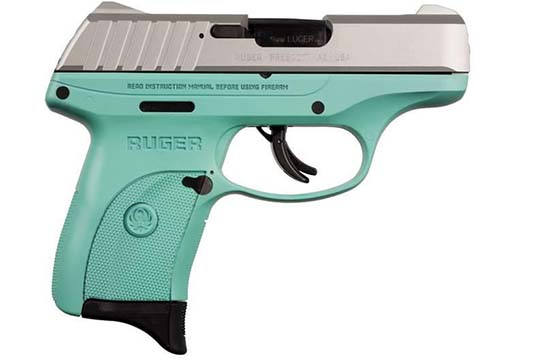 Ruger EC9s Standard 9mm Luger Turquoise Frame