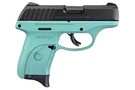 Ruger EC9s Standard 9mm Luger Turquoise Frame