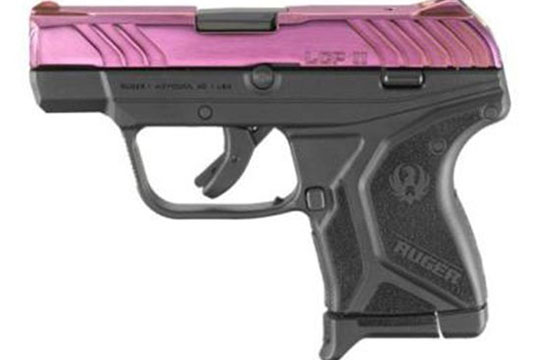 Ruger LCP II Talo Exclusive .380 ACP Bright PVD Purple With Scroll Engraving  UPC 736676037957