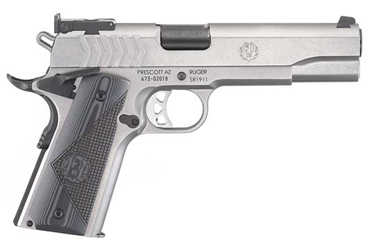 Ruger SR1911 Target 9mm Luger Low-Glare Stainless Frame