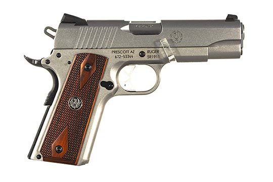Ruger SR1911 Commander-Style .45 ACP Low-Glare Stainless Frame