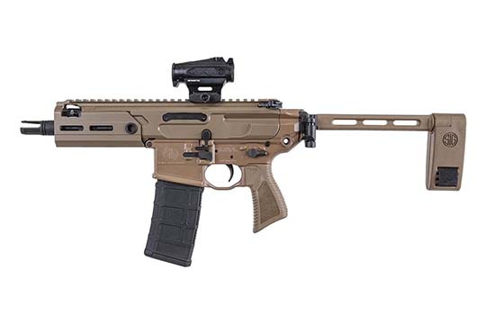 Sig Sauer MCX Rattler Pistol .300 AAC Blackout (7.62x35mm) Coyote Tan Receiver