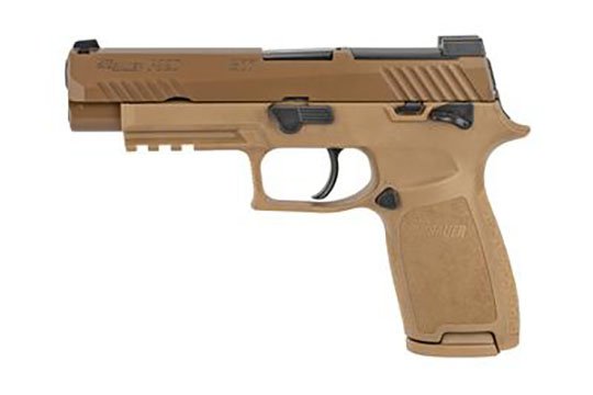 Sig Sauer P320 M17 9mm luger Coyote Tan PVD Frame