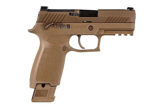 Sig Sauer P320 M18 Commemorative 9mm luger Coyote Tan PVD Frame