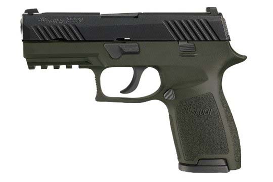 Sig Sauer P320 Compact 9mm Luger OD Green Frame