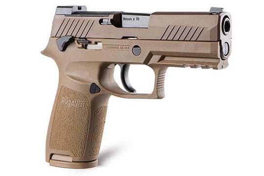 Sig Sauer P320 M18 9mm Luger Coyote Brown PVD Frame