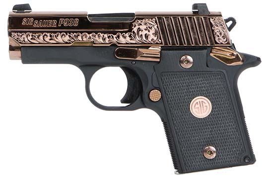 Sig Sauer P938 Rose Gold 9mm Luger Nitron Frame