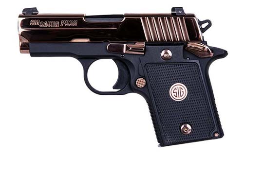 Sig Sauer P938 Rose Gold 9mm Luger Nitron Frame