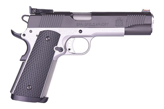 Springfield Armory 1911 Custom Trophy Match Two-Tone .45 ACP Brushed Stainless Frame