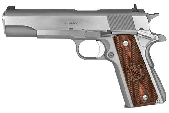 Springfield Armory 1911 Mil-Spec .45 ACP Brushed Stainless Frame