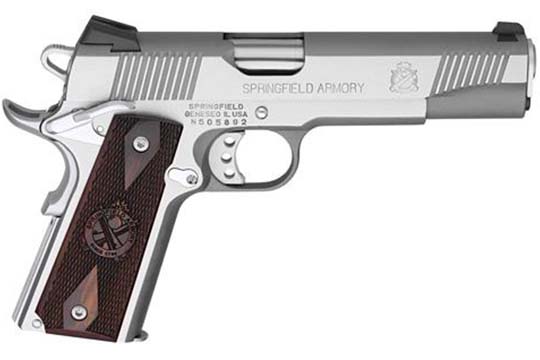 Springfield Armory 1911 Loaded Instant Gear Up Package .45 ACP Brushed Stainless Frame