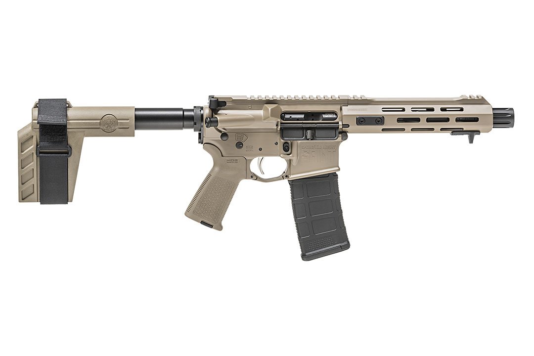 Springfield Armory Saint AR-15 Pistol 5.56mm NATO Flat Dark Earth Receiver