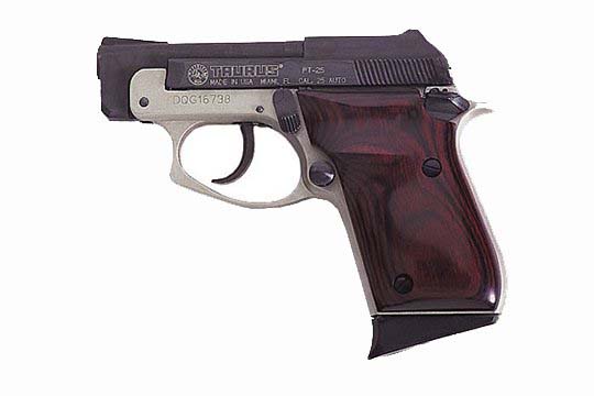 Taurus PT-25  .25 ACP (6.5mm)  Semi Auto Pistol UPC 725327100300